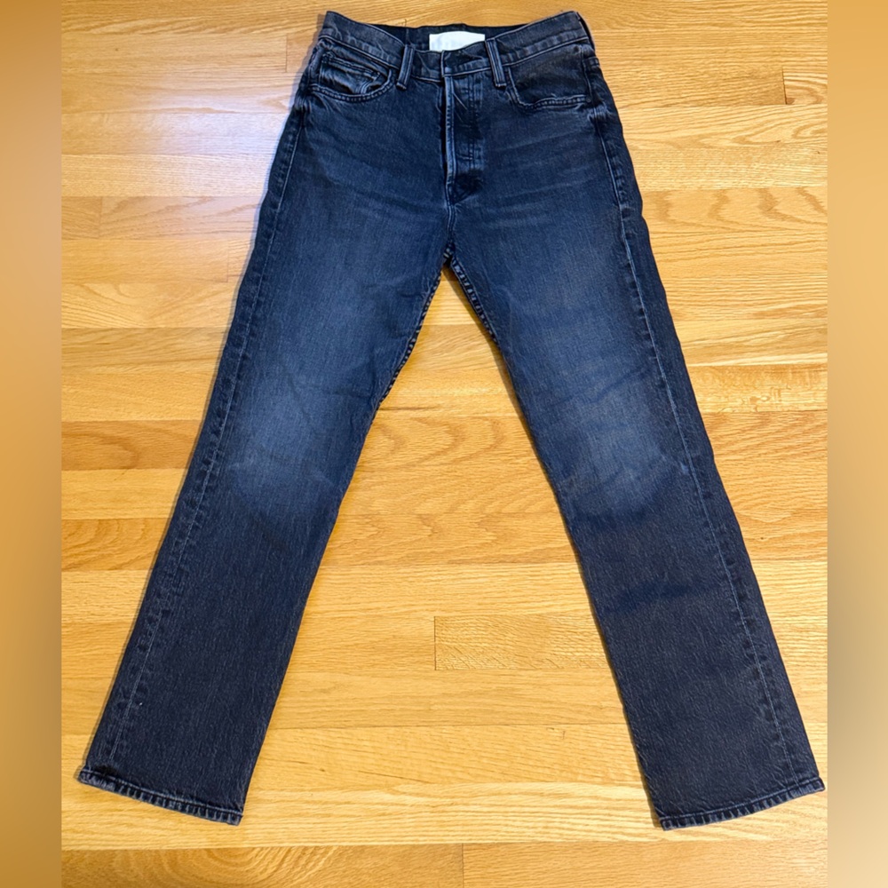 MOTHER Tomcat Ankle Black/Gray Women's Jeans Sz 26 - Picture 3 of 9